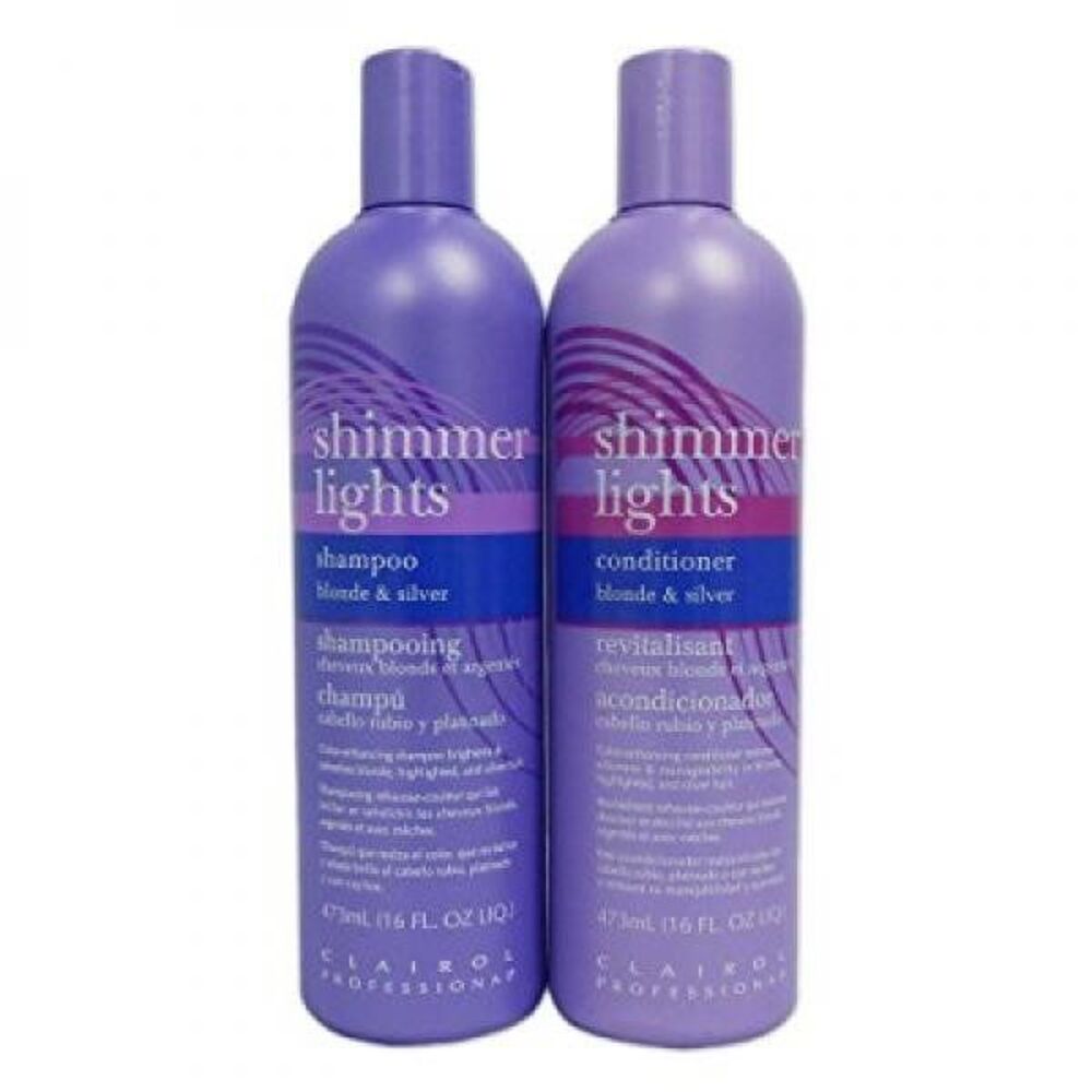 Clairol Shimmer Lights 16 oz. Shampoo + 16 oz. Conditioner (Combo Deal) 16 oz